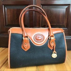 Dooney & Bourke All Weather Leather Satchel Black